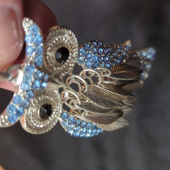 Owl Rhinestone Pendant - Picture 3 of 5